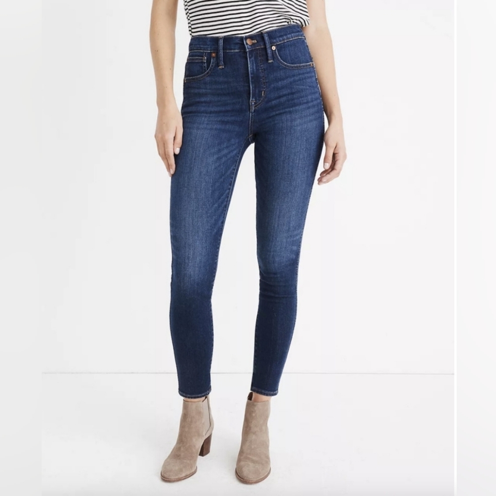 Like NEW Madewell 10" high-rise skinny jeans, 24